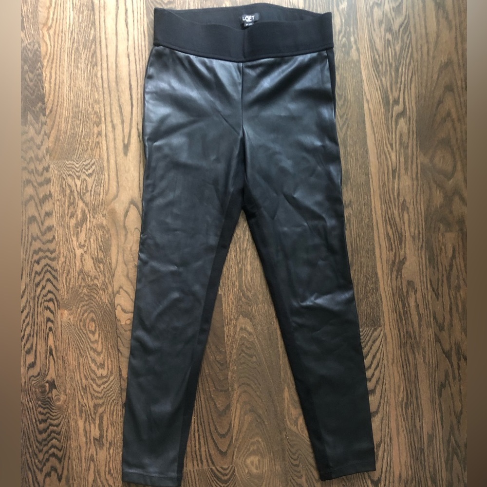 Loft Faux leather leggings